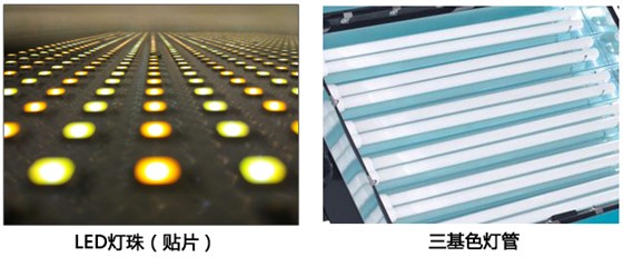 led貼片燈珠與三基色燈管